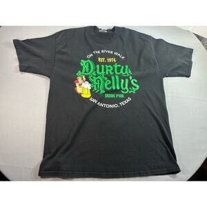 Dirty Nelly’s Irish Pub Tee XL San Antonio River Walk Bar Shirt St. Patrick’s T